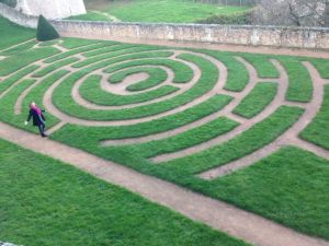 outdoor labyrinth